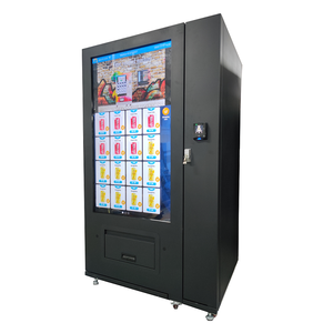 Large touch screen snack and drink smart vending machine for coke,Orange juice,milk